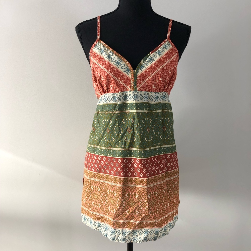 Women’s Vintage Y2K Flowers Spaghetti strap Tank top size L
